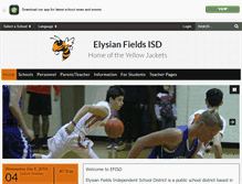 Tablet Screenshot of efisd.net